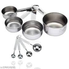 8 Pieces Of Measuring Cups Spoons