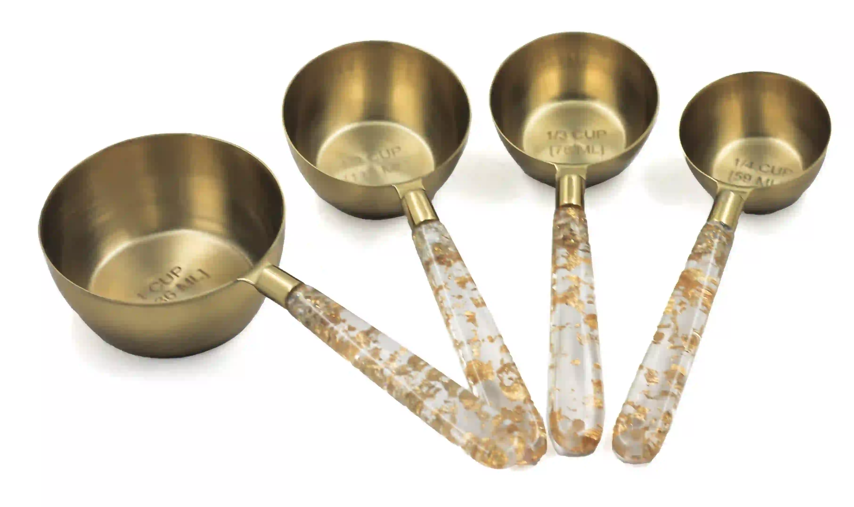 Golden Metal Measuring Set